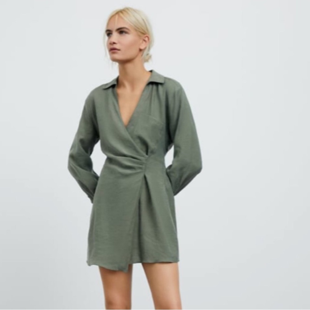 Zara - Wrap Dress with Pocket